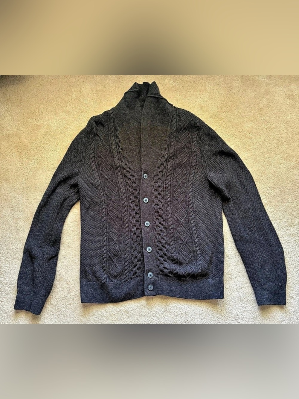 Gap Cable Knit Button-Front Cardigan